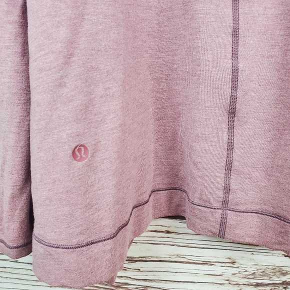 Lululemon Womens Size 12 Heathered Misty Merlot Coast Easy Wrap Jacket       #46 - Picture 14 of 16
